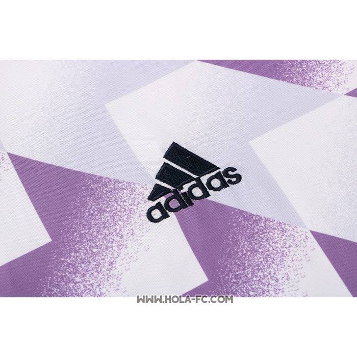 Chandal del Real Madrid 2022-2023 Manga Corta Blanco y Purpura
